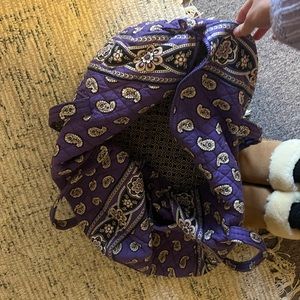 Vera Bradley purple duffle